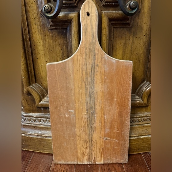 Scandinavian Blue Bonnet Girl White Cutting Board 1970s Vintage Kitchen Decor - Picture 4 of 4